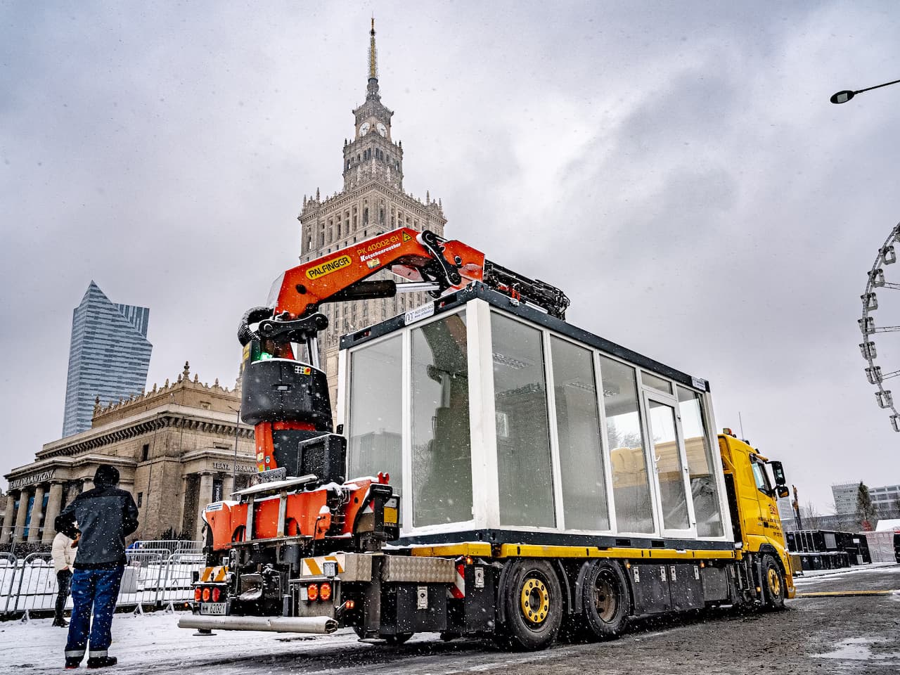 mToilet-Projekt - Spezialtransport